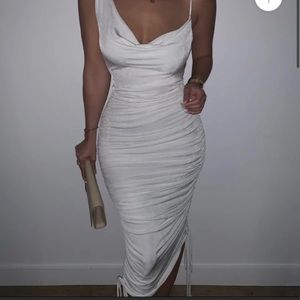 JLUXLABEL wojek dress S ivory
